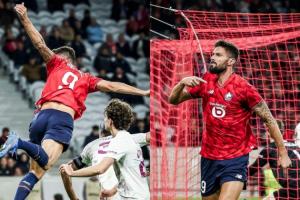 飞翔的大吉鲁吉鲁高高跃起头球制胜，近39岁高龄回欧洲5场3球