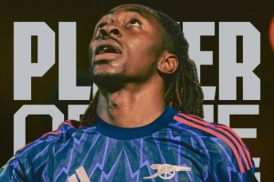 打入枪手生涯处子球！埃泽被评为阿森纳2-0维尔港队内最佳