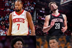 火箭四人杀进ESPN百大排名：杜兰特9 申京25 阿门37 小贾巴里74