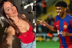 相差13岁女网红：亚马尔11岁就给我发消息，但他否认是我粉丝