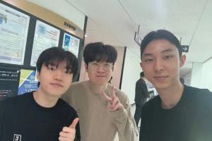 韩跆拳道选手张准晒Keria与Zeus社区志愿服务合照