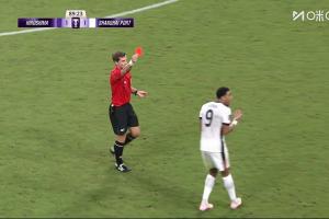 有争议？亚足联官网描述：古斯塔沃被定性为暴力行为，直红罚下