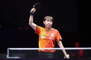 WTT中国大满贯女单1/16决赛：朱雨玲3比0战胜高桥-布鲁娜晋级16强