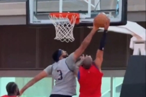 浓眉送大帽！欧文“商业互吹” 浓眉：我看起来像好久没练了？