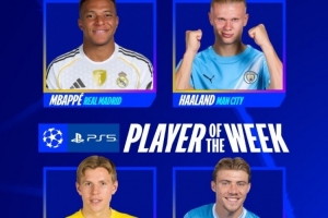 欧冠本周最佳球员候选：姆巴佩、哈兰德、海于格、霍伊伦