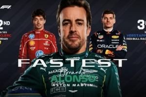 今夕是何年！新加坡站一练：44岁阿隆索赛季首登顶，勒克莱尔第二