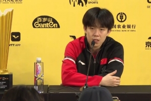 王楚钦回应国乒男双受外协冲击：中国队每个人都很强大，我有信心