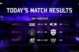 亚洲邀请赛小组赛今日赛果：JDG惨遭DK横扫 WBG轻取越战