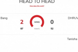 北极羽毛球公开赛混双1/4决赛：蒋振邦/魏雅欣2-0晋级半决赛