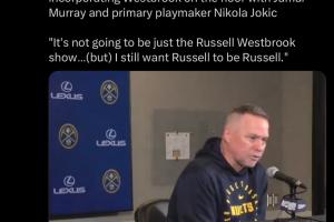 套话还是真心的？网友晒截图：所有的教练都让威少做自己...