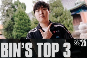 LOL官方分享Bin前三：世界赛前三冠军是IG、FPX、EDG