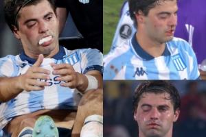 被打懵了！罗霍解放者杯挥肘不慎误伤队友，后者眼部肿了鼻子流血