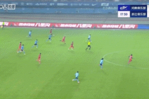 躲不开啊！卡多索射门被扑，李提香不慎自摆乌龙，河南1-0浙江