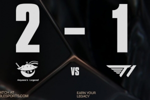 红发之下藏锋若海！Shanks永恩风中仗剑融化T1 AL先拿赛点