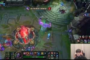 确实超模！团灭对手后JackeyLove放大看蒙多R特效 随后进泉水洗澡