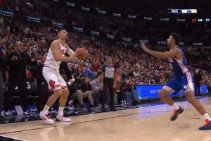 三分准绝杀！吉迪甩传底角武切维奇 后者稳稳命中全场首次领先！