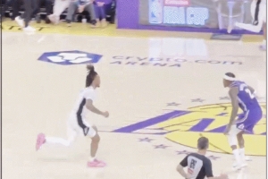 文班顶翻范德彪 雷迪克挑战&老詹也来讲几句 但裁判没给&因为超时