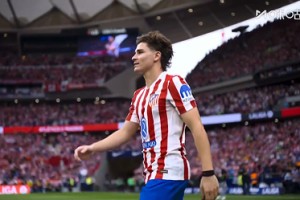 【集锦】西甲-阿尔瓦雷斯双响姆巴佩破门 马竞5-2大胜皇马