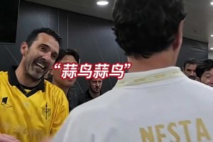 老年赛时小罗晃得内斯塔闪到腰了，内斯塔：你看我捶不捶你