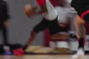 油箱全是油！杰夫格林训练赛上演滑翔单臂暴扣！