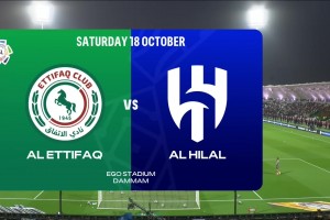 【集锦】沙特联-努涅斯、莱昂纳多梅开二度 新月5-0大胜达曼协作