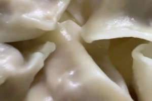 河南球迷拿着盘饺子放话：成都球迷看看这是啥，恭喜三冠王