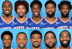 76人队公布2025-26赛季阵容，恩比德乔治领衔