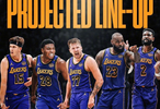 湖人记者评潜在首发阵容，东契奇领衔五虎