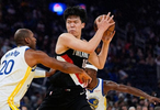 队记：杨瀚森第一次未能达到预期对勇士打成这样并不令人失望