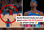 致命犯规毁所有？杜兰特揭幕战防守数据出炉：防到雷霆13中1+仅两犯规